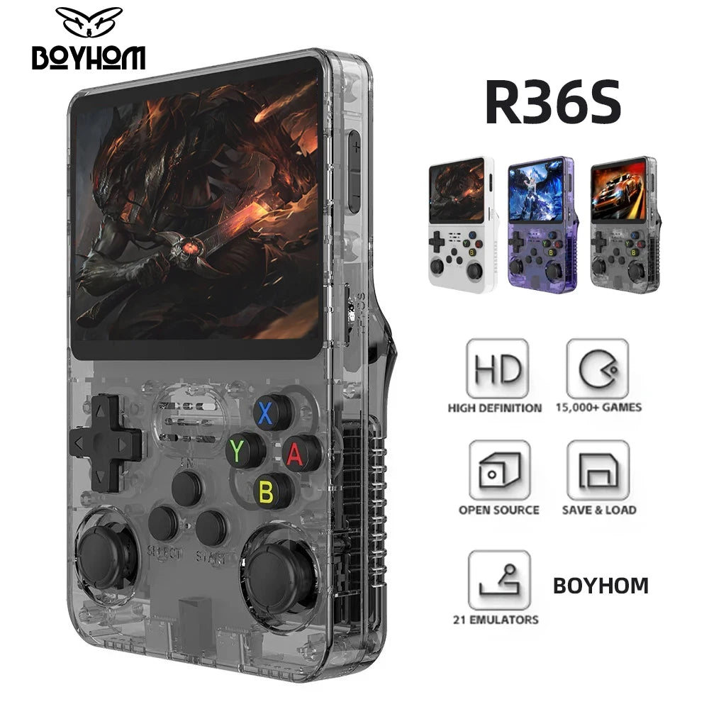 R36S 3.5-Inch Retro Handheld Console - PlusGamer