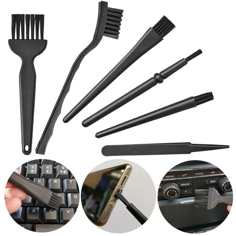 6-in-1 Anti-Static Keyboard Cleaning Brush Kit - PlusGamer