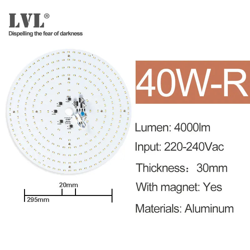 AC 220V No Flicker LED Ceiling Panel Light - PlusGamer