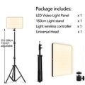 Professional LED Video Light Panel with Overhead Stand - PlusGamer