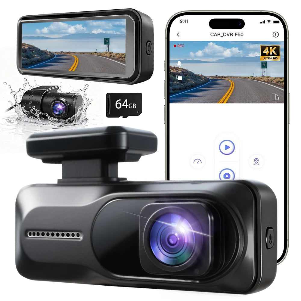 CAMBLO 4K+2K Dual Lens Dash Cam - PlusGamer
