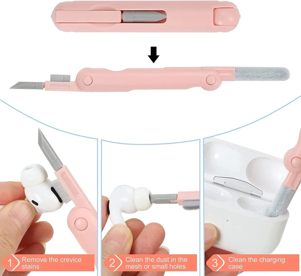 7-in-1 Multifunctional Cleaning Pen & Brush Kit - PlusGamer