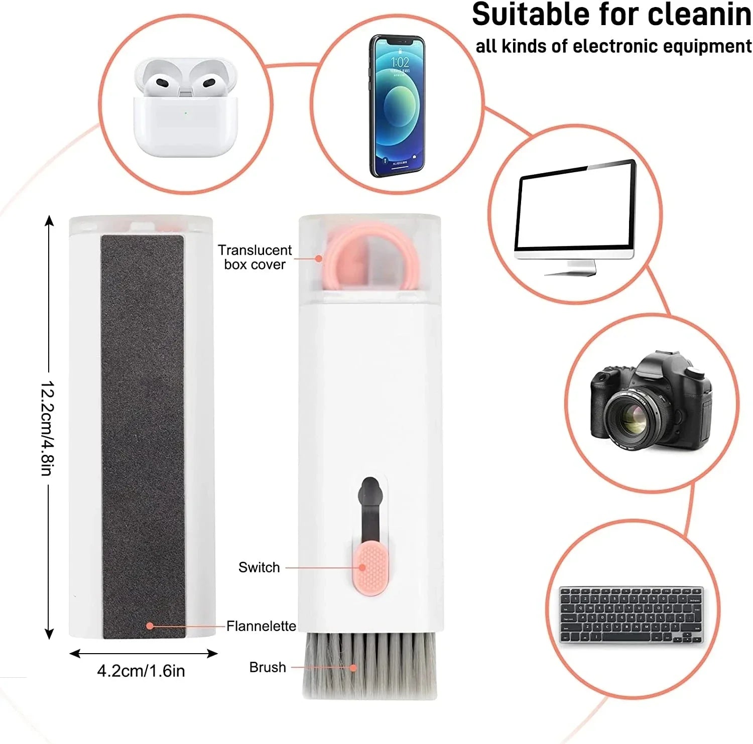 7-in-1 Multifunctional Cleaning Pen & Brush Kit - PlusGamer