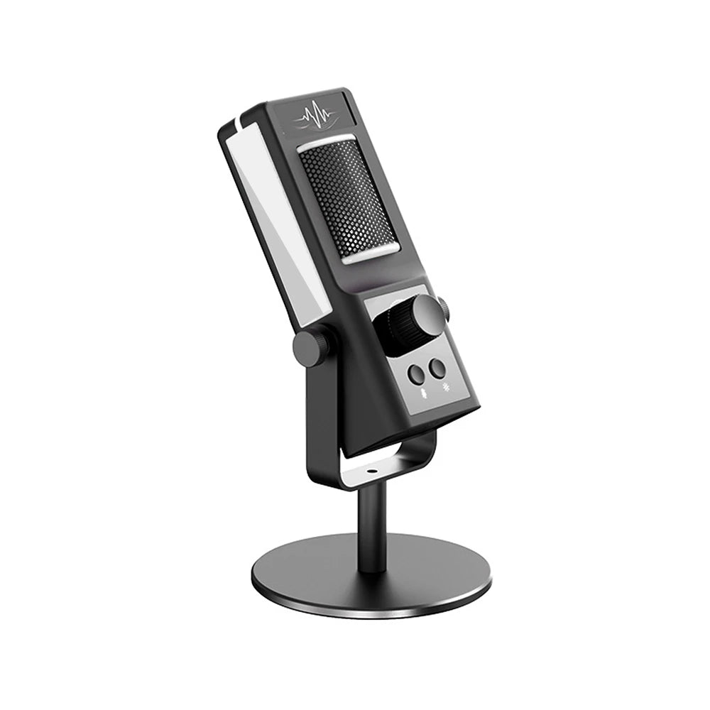 RGB Gaming Mic with Boom Arm & DSP - PlusGamer