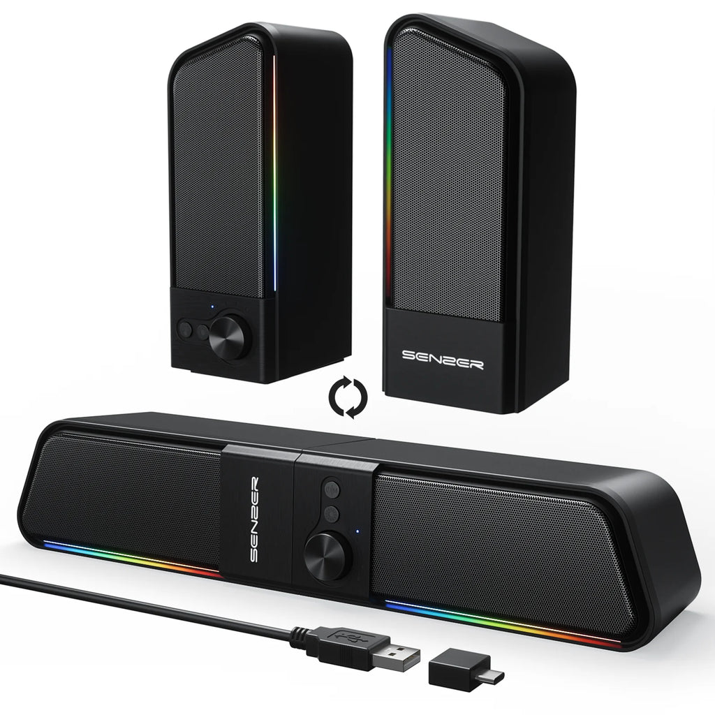 SENZER PC Gaming Soundbar - PlusGamer