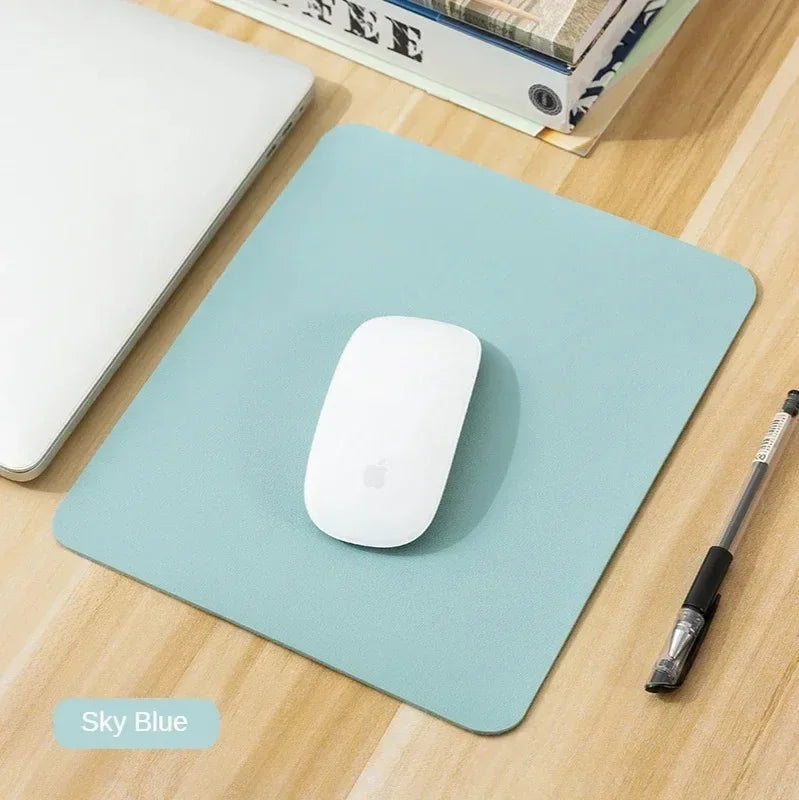 Small Non-Slip PU Leather Mouse Pad - PlusGamer