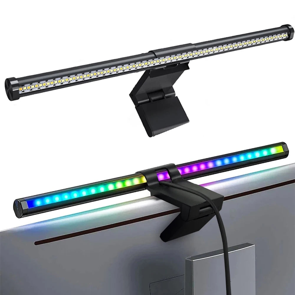RGB Monitor Light Bar with Atmosphere Lighting (44cm) - PlusGamer