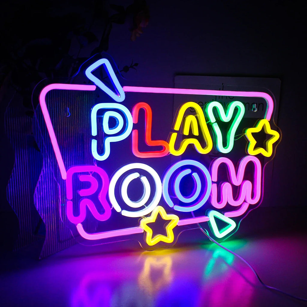 LED Neon Game Room Wall Sign - PlusGamer