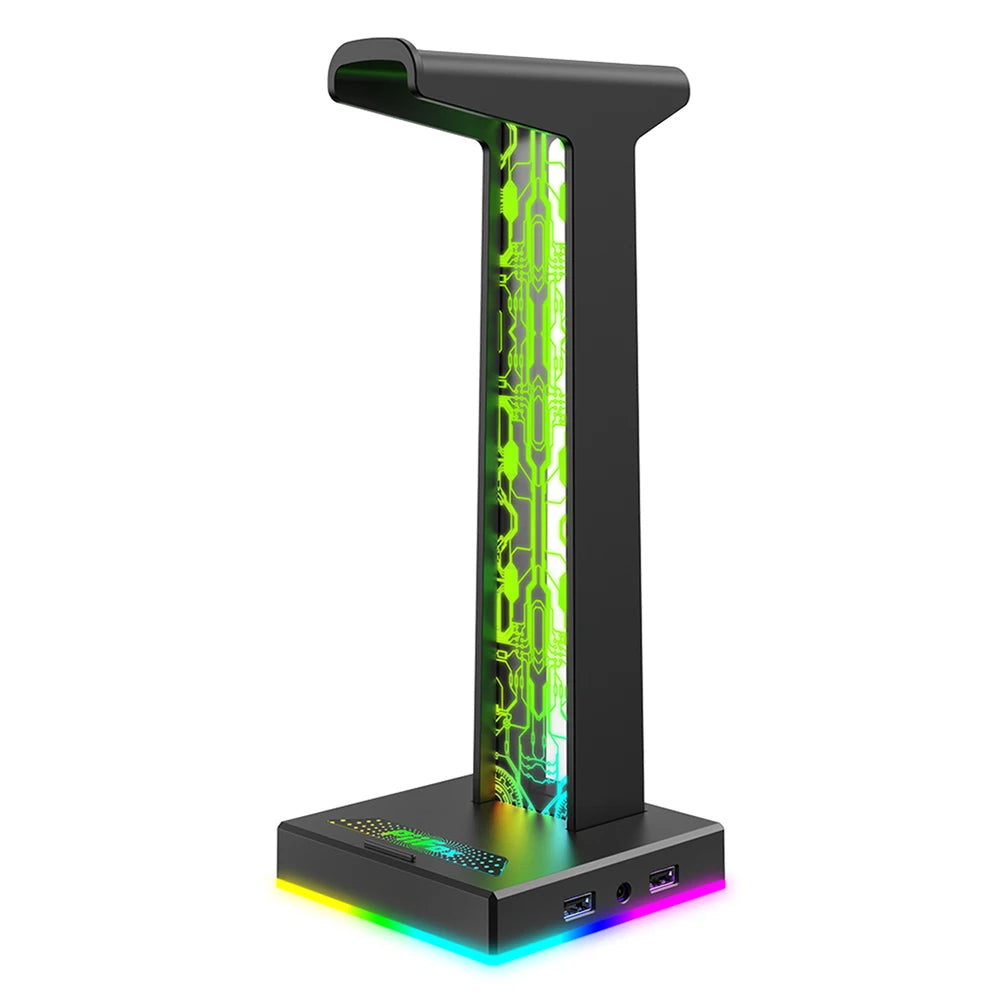 RGB Headphone Holder with Lighting Modes - PlusGamer