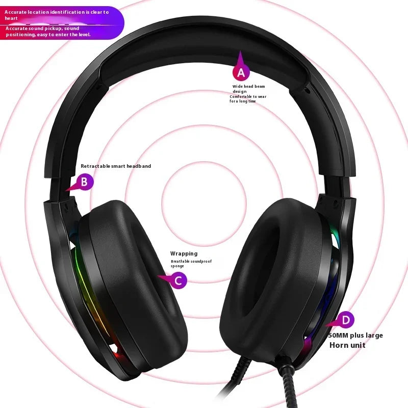 EKSA E1000 7.1 Surround Gaming Headset - PlusGamer