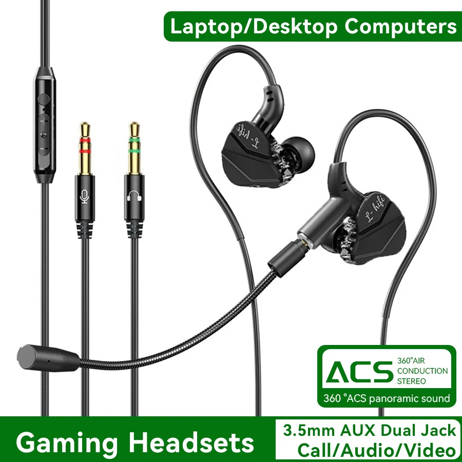 7.1 Surround In-Ear Gaming Earphones - PlusGamer