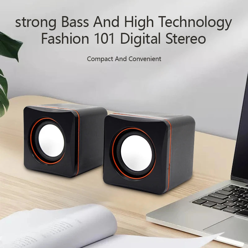 Mini USB-Powered Dual Gaming Speakers - PlusGamer