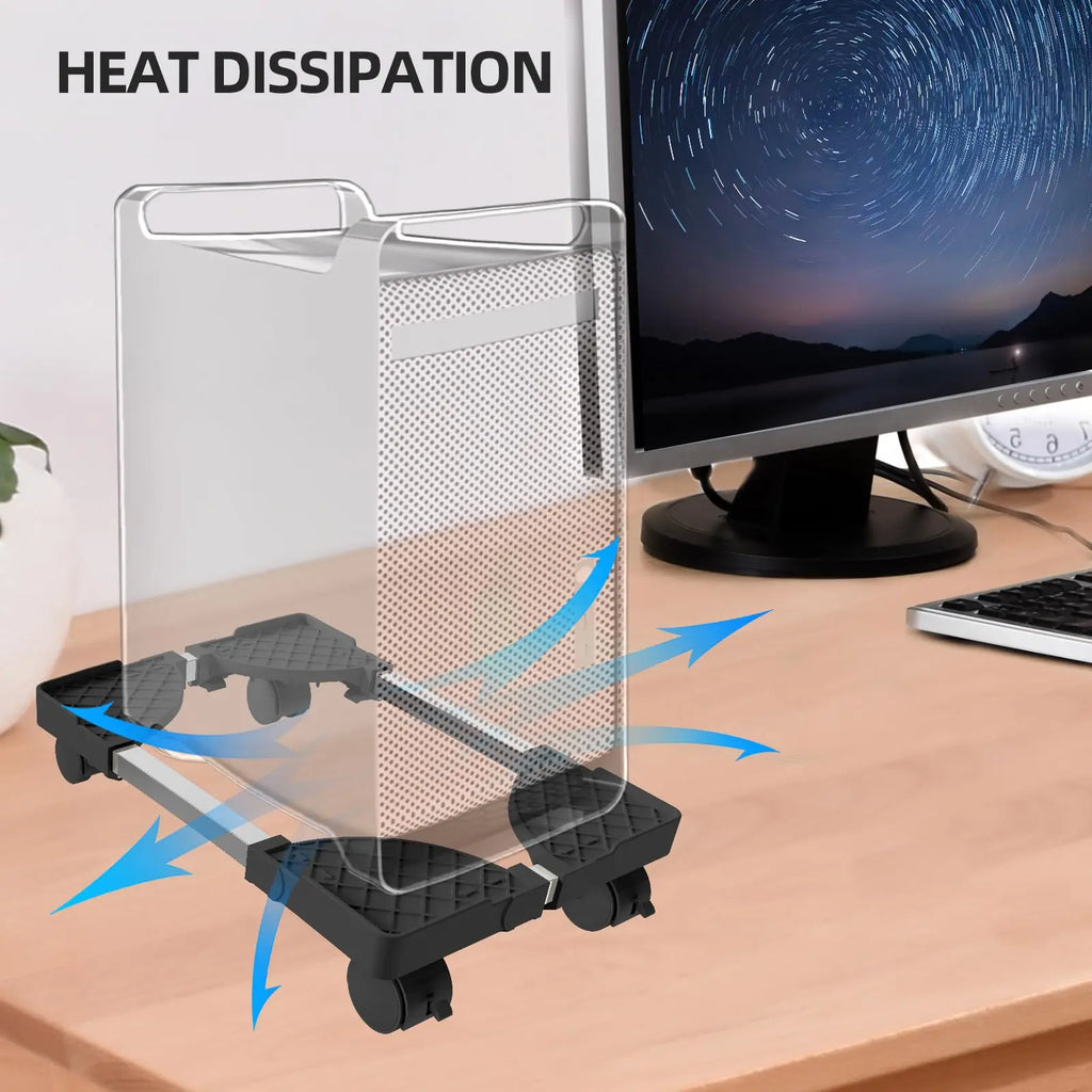 Adjustable PC Desktop Tower Stand - PlusGamer