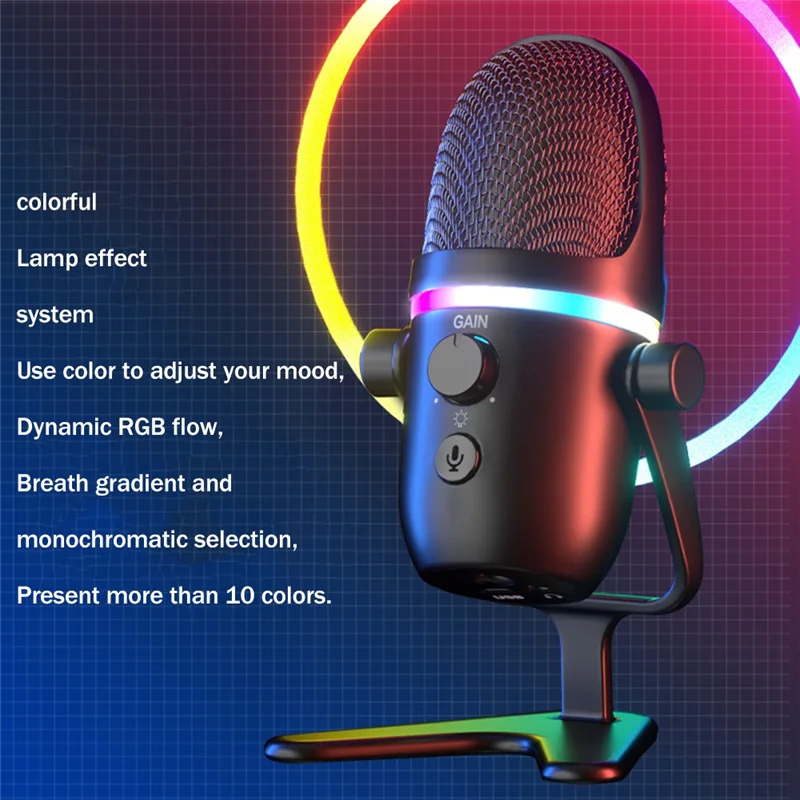 BTLIFE RGB Esports Condenser Mic - PlusGamer