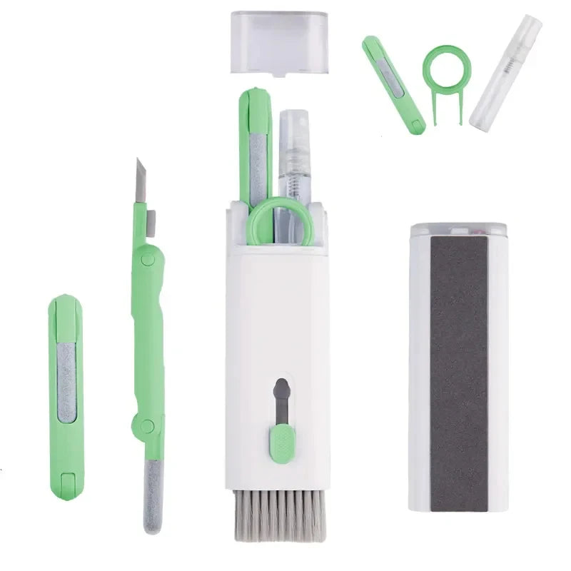 7-in-1 Laptop Cleaner & Keyboard Brush Set with Keycap Puller - PlusGamer