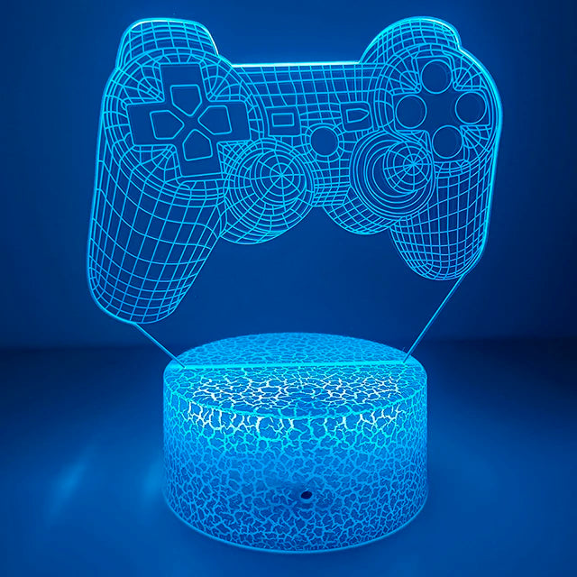 3D LED Gaming Nightlight & Headphone Lamp - PlusGamer