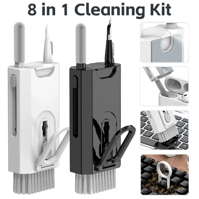 8-in-1 Multi-functional Cleaning Kit with Keycap Puller - PlusGamer
