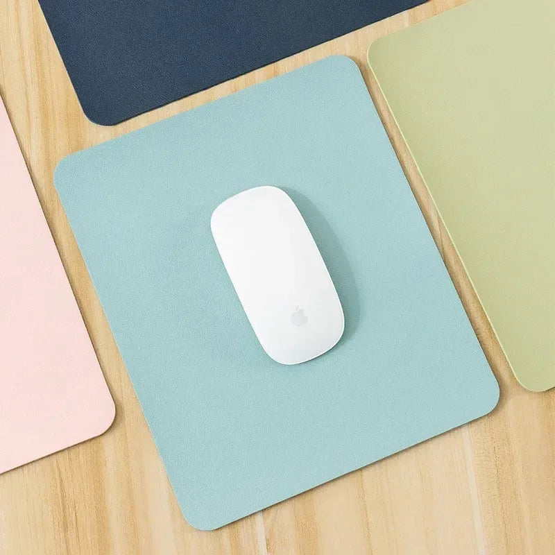 Small Non-Slip PU Leather Mouse Pad - PlusGamer