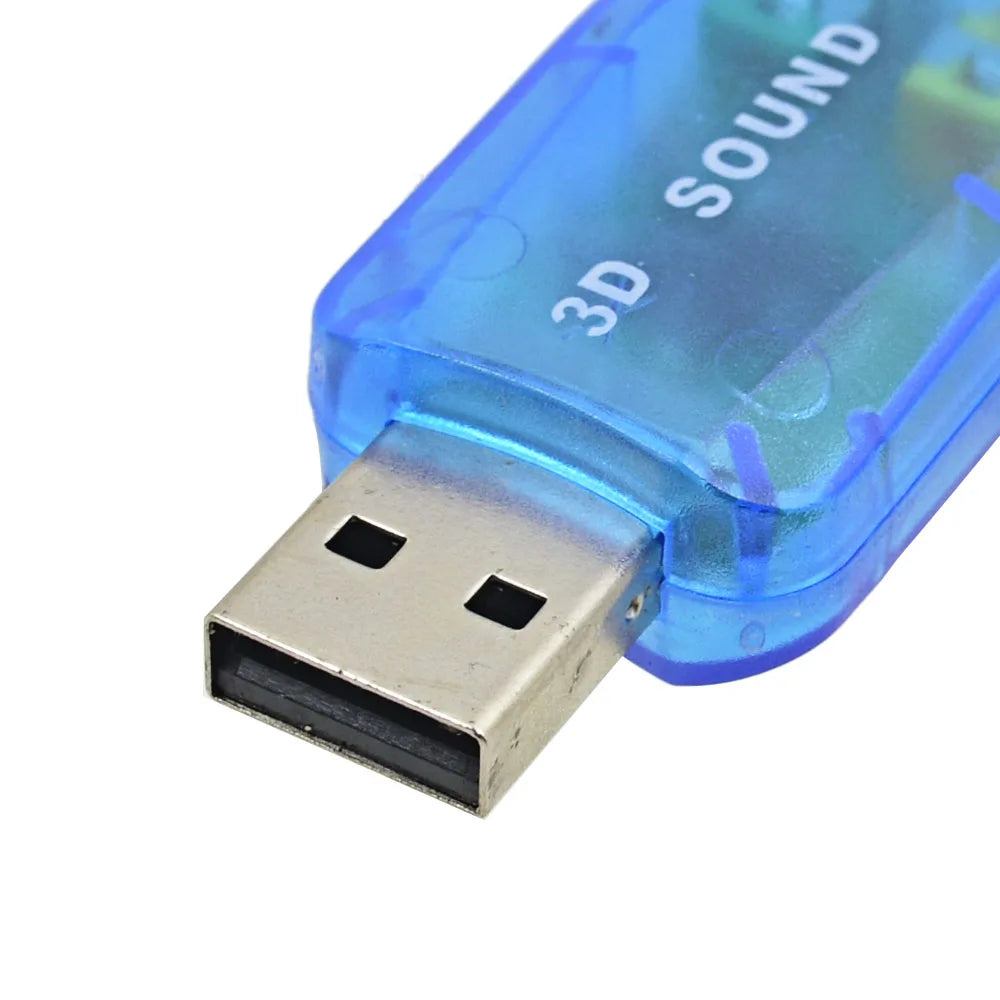 5.1 Channel USB External Sound Card Audio Interface - PlusGamer