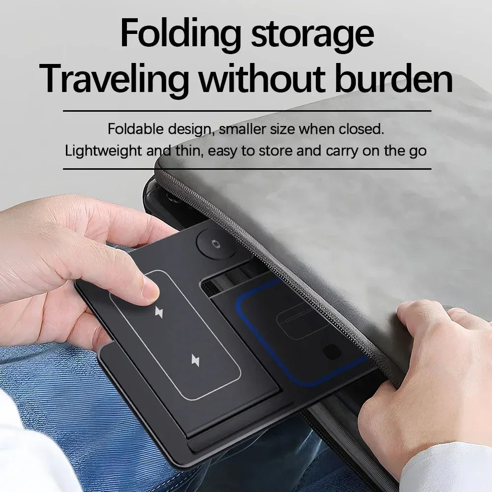 3-in-1 Foldable 30W LED Charging Stand - PlusGamer