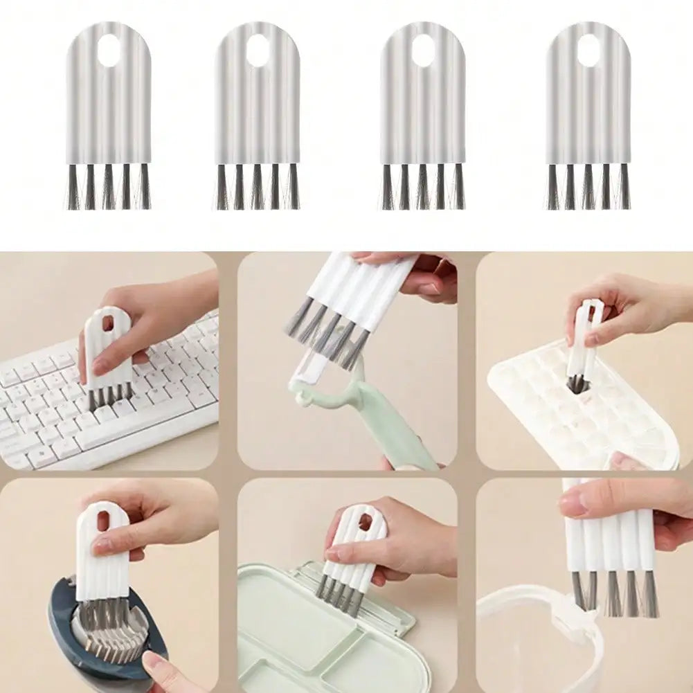 Multifunctional Flexible Bendable Gap & Groove Cleaning Brush Kit - PlusGamer