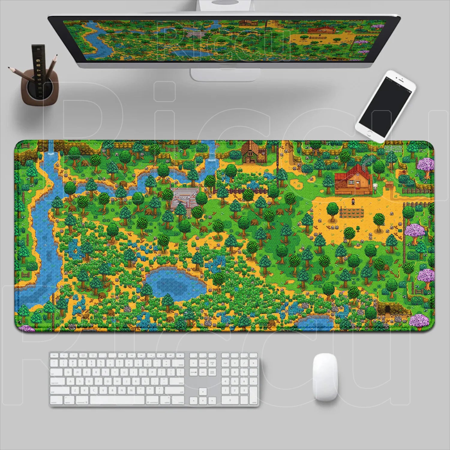 Mousepad XXL - Pixel Art Valley - PlusGamer