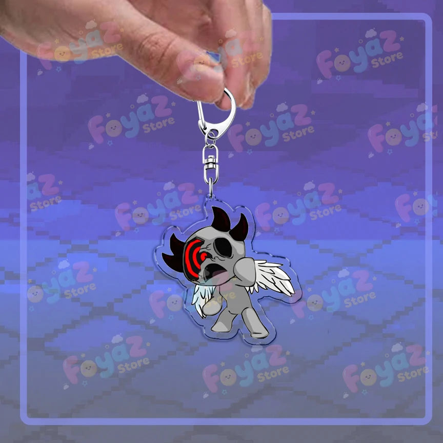 Isaac Pixel Art Keychain - PlusGamer