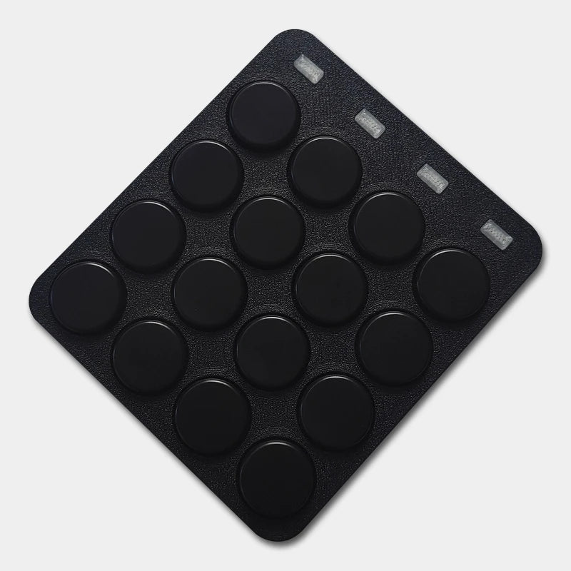 4x4 Low Profile 16-Key QMK/VIA Mechanical Macro Pad - PlusGamer