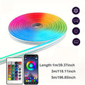 APP Control RGB Music Sync Flexible Neon Rope Light - PlusGamer