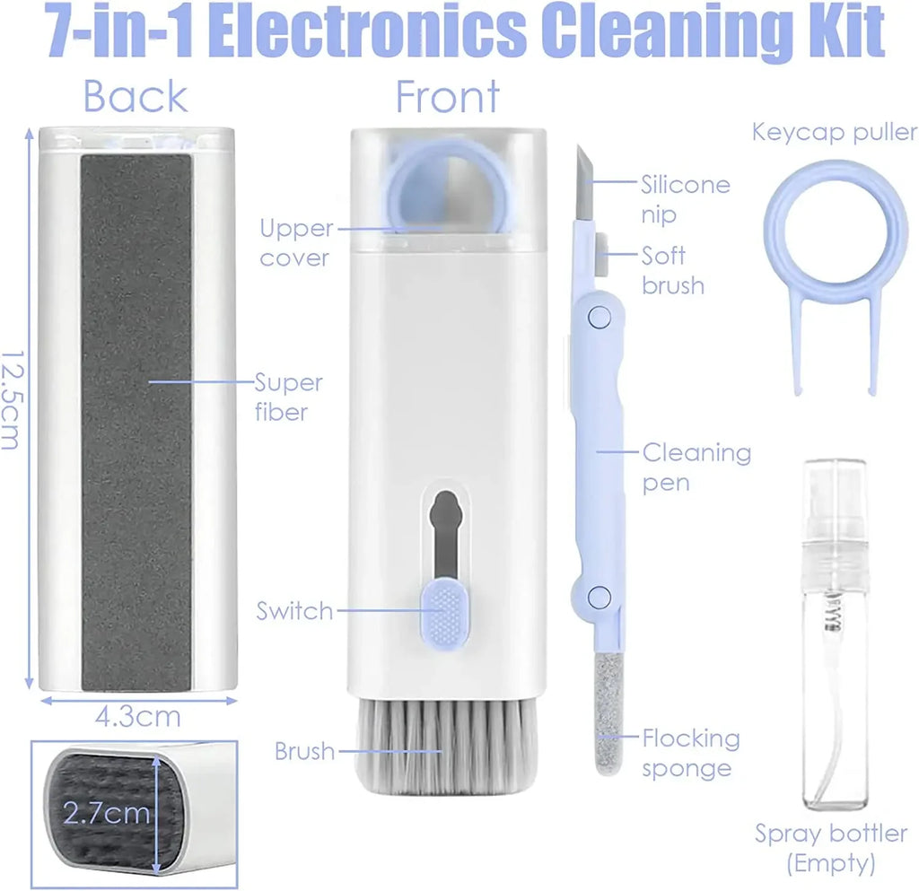 7-in-1 Keyboard Cleaning Brush & Keycap Puller Set - PlusGamer