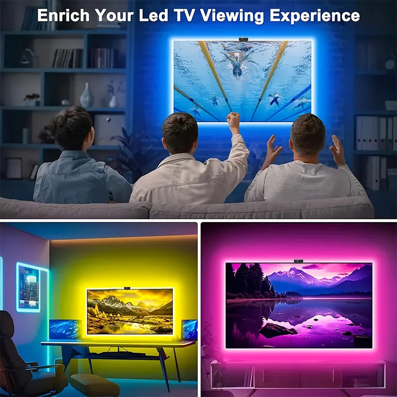 RGBIC LED TV Backlight with Camera - PlusGamer