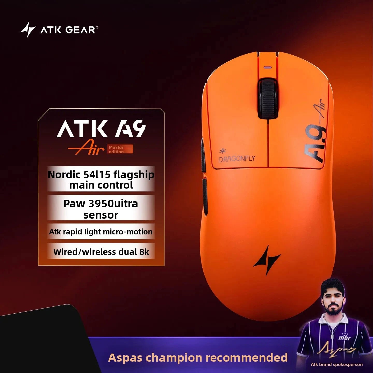 ATK Dragonfly Ultra Esport Gaming Mouse - PlusGamer