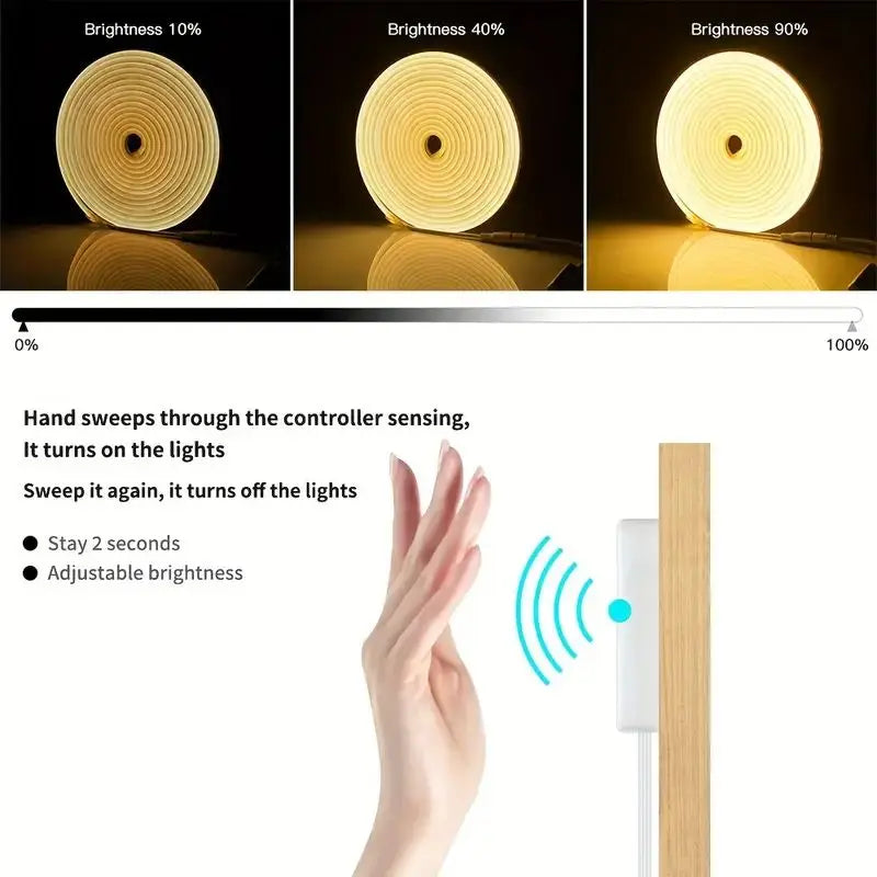 Smart Gesture Sensor Neon LED Light Strip - PlusGamer