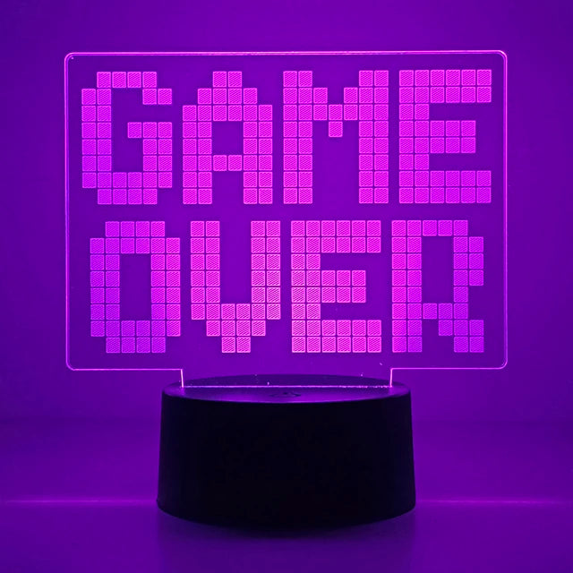 3D LED Gaming Nightlight & Headphone Lamp - PlusGamer