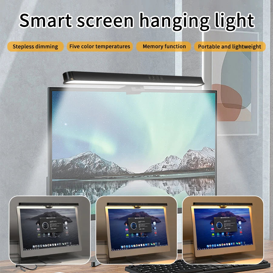RGB Monitor Light Bar with Asymmetric Light Source - PlusGamer