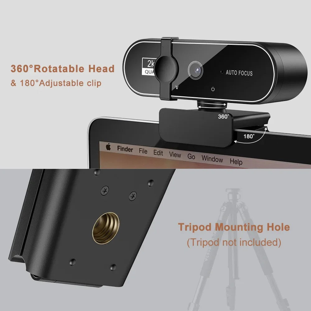 4K Autofocus Streaming Webcam - PlusGamer