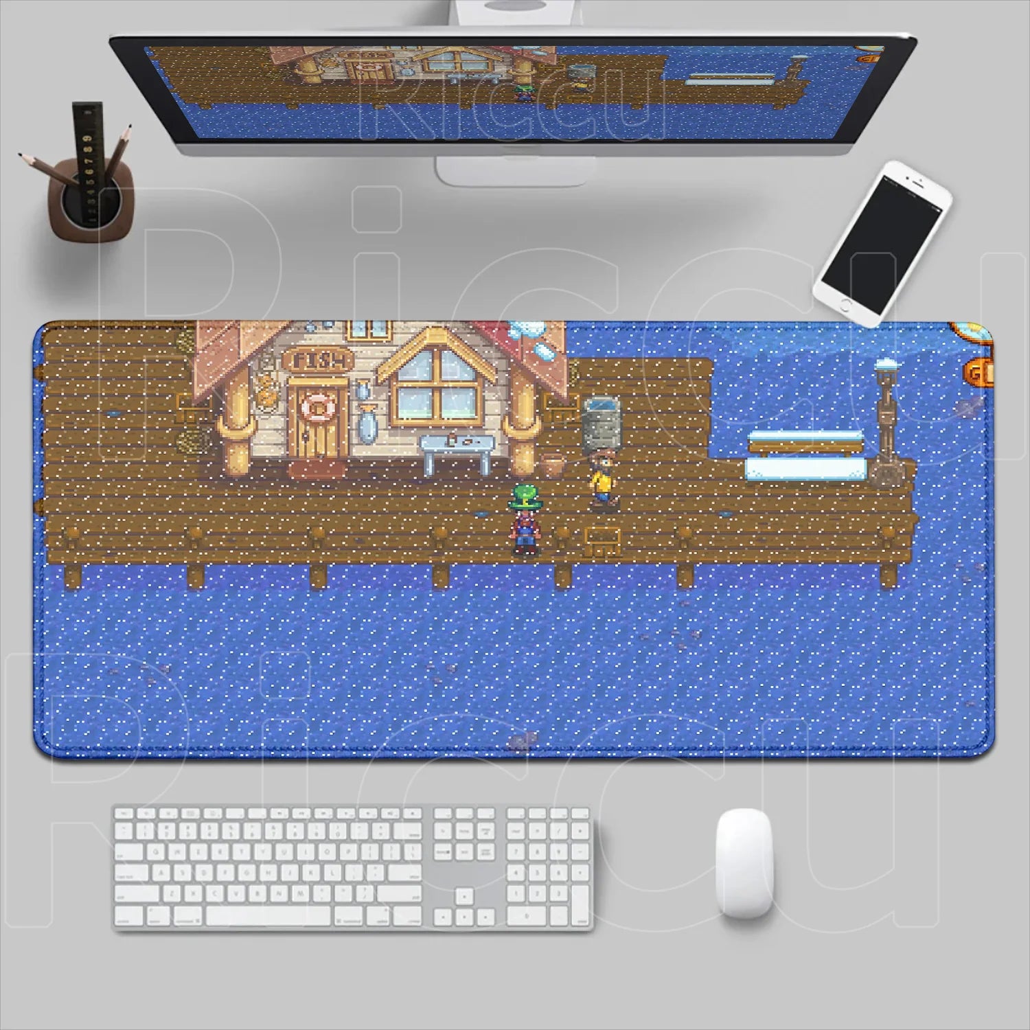 Mousepad XXL - Pixel Art Valley - PlusGamer