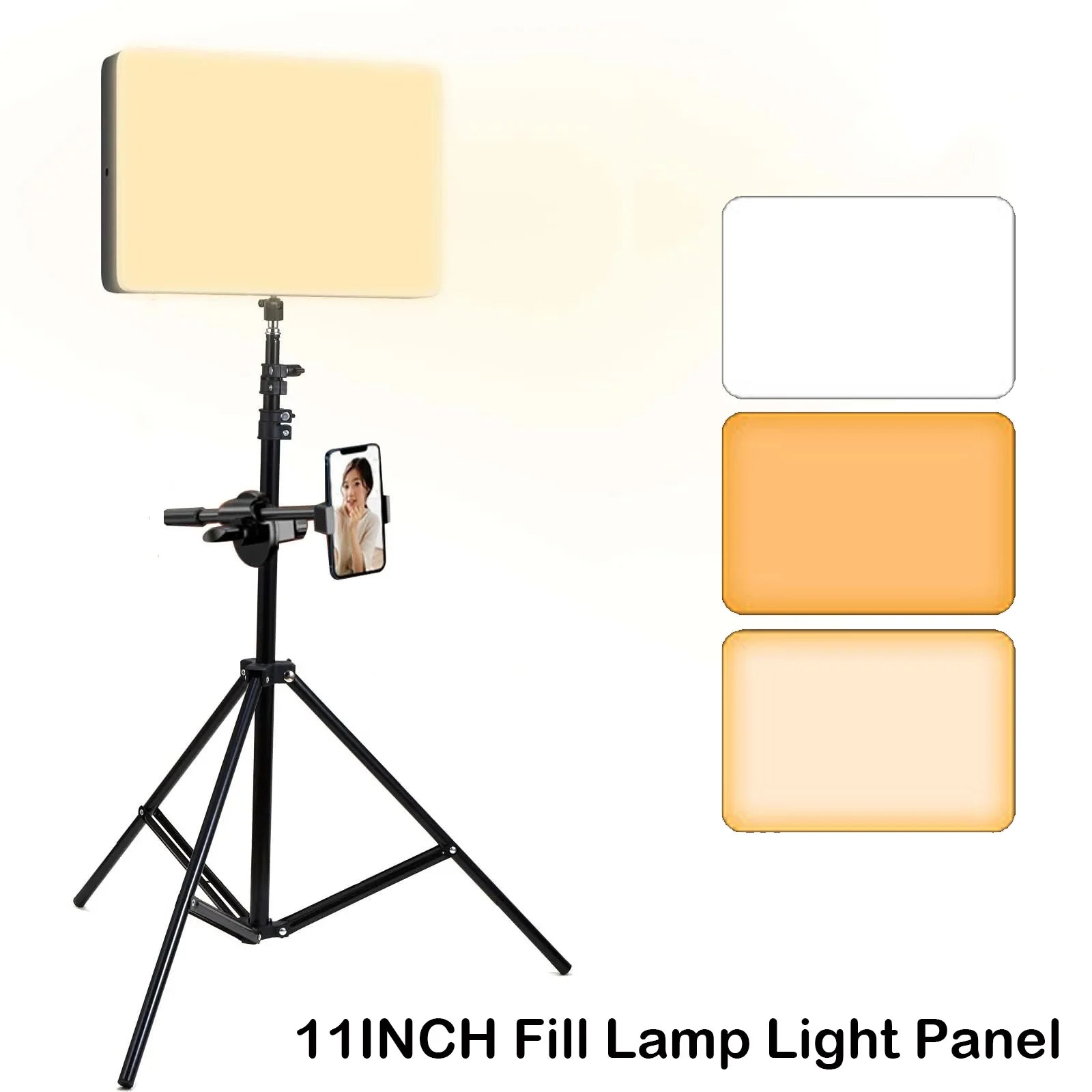 Professional LED Video Light Panel with Overhead Stand - PlusGamer
