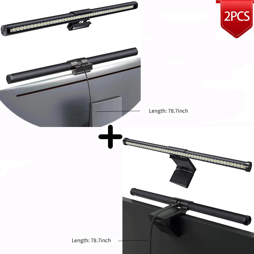 RGB Monitor Light Bar with Atmosphere Lighting (44cm) - PlusGamer