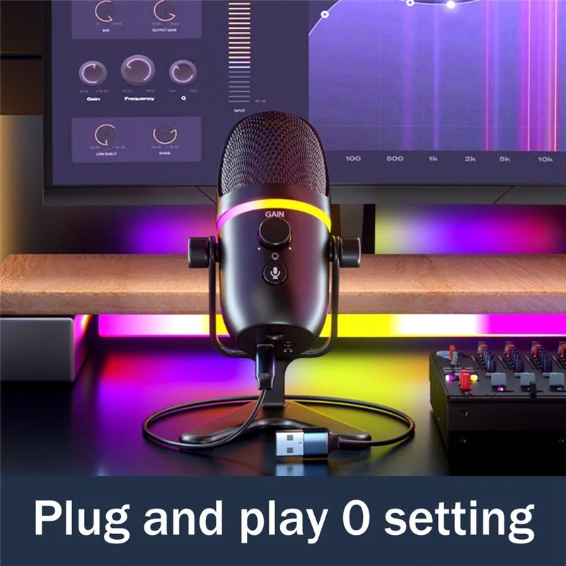 BTLIFE RGB Esports Condenser Mic - PlusGamer