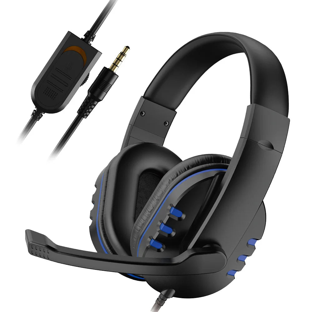 Wired Gaming Headset with Mic for PS4 & PC - PlusGamer