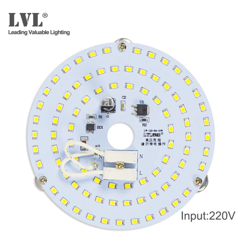 AC 220V No Flicker LED Ceiling Panel Light - PlusGamer