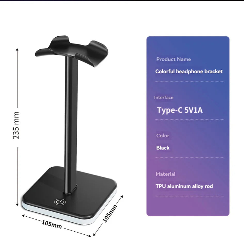 RGB Gaming Headset Display Stand - PlusGamer