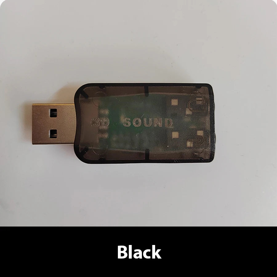 5.1 Channel USB External Sound Card Audio Interface - PlusGamer