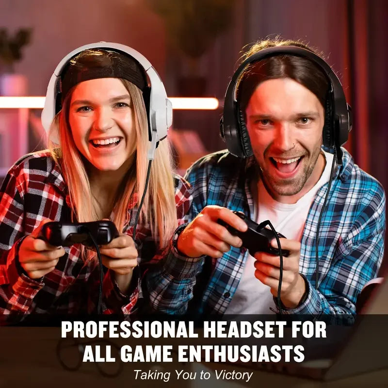 RGB Gaming Headset with Mic - PlusGamer
