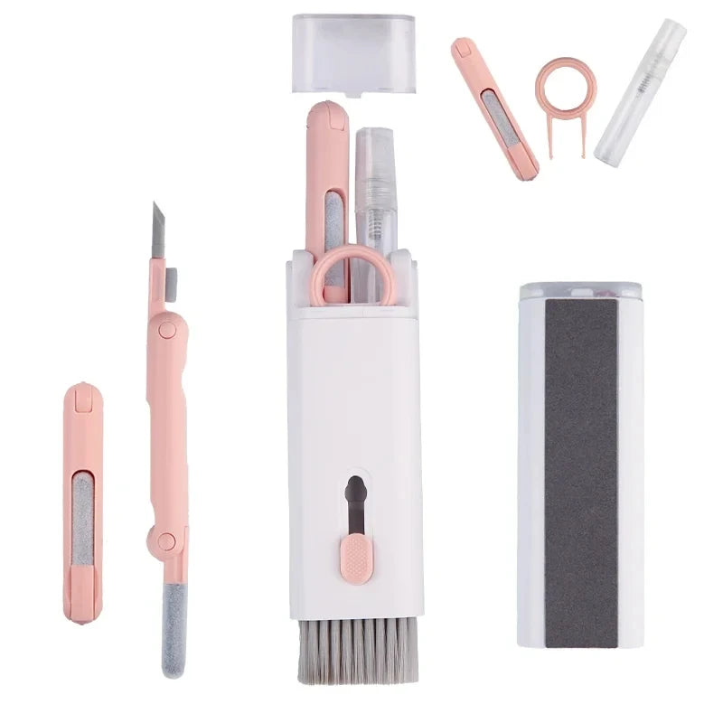 7-in-1 Laptop Cleaner & Keyboard Brush Set with Keycap Puller - PlusGamer