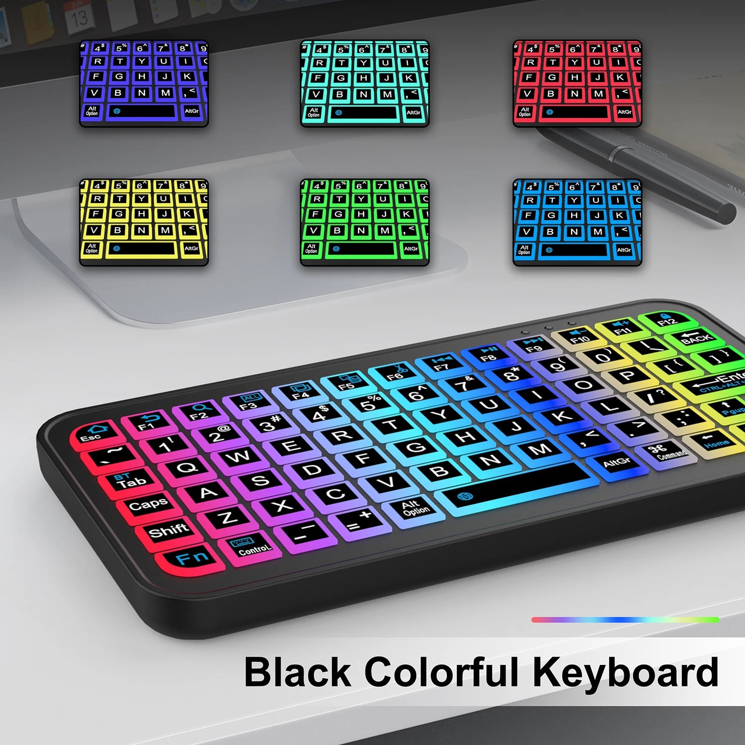 Rechargeable Bluetooth 5.2 Backlit Keyboard & Mouse - PlusGamer
