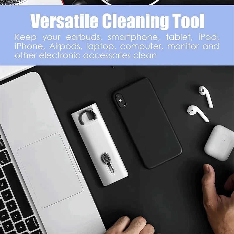 7-in-1 Keyboard Cleaner Brush & Earphone Cleaning Pen Kit - PlusGamer
