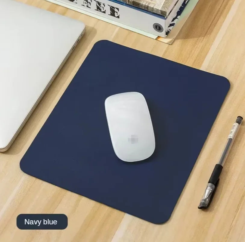 Small Non-Slip PU Leather Mouse Pad - PlusGamer