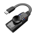 7.1 Channel USB Gaming Sound Card Audio Interface - PlusGamer